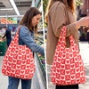 image:imageStelle Lightweight Reusable Grocery Bag with Handles Ripstop Nylon Foldable Tote Shopping Bags for Travel and GroceriesLove Match