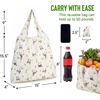 image:imageStelle Lightweight Reusable Grocery Bag with Handles Ripstop Nylon Foldable Tote Shopping Bags for Travel and GroceriesPanda Friends