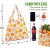 image:imageStelle Lightweight Reusable Grocery Bag with Handles Ripstop Nylon Foldable Tote Shopping Bags for Travel and GroceriesSparkling Peach