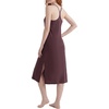 image:imageStelle Nightgowns for Women Racerback Sleeveless Pajama Dress Spaghetti Strap Sleepwear NightshirtHeather Burgundy