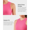 image:imageStelle Ribbed Tank Tops for Women High Neck Sleeveless Cami Stretch Slim Top Casual Workout Basic TshirtWatermelon