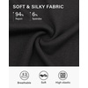 image:imageStelle Ribbed Tops for Women Short Sleeve Tshirt Slim Fit Basic Tee Casual BlouseBlack