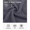 image:imageStelle Ribbed Tops for Women Short Sleeve Tshirt Slim Fit Basic Tee Casual BlouseCharcoal
