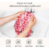 image:imageStelle SelfAdhesive Magic Cloth Lazy Makeup Bag Foldable Cosmetic Pouch for Camera Wrap Travel Organizer Red Checkered 1975Sweet Check