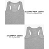 image:imageStelle Women Nightgowns Long Sleeveless Sleepwear Racerback Pajama Dress NightshirtLight Hearher Grey
