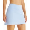 image:imageStelle Women Tennis Skirt Athletic Skort High Waisted Golf Inner Shorts with Pockets Running Sports PickleballLight Blue