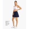 image:imageStelle Women Tennis Skirt Athletic Skort High Waisted Golf Inner Shorts with Pockets Running Sports PickleballNavy