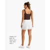 image:imageStelle Women Tennis Skirt Athletic Skort High Waisted Golf Inner Shorts with Pockets Running Sports PickleballWhite