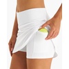 image:imageStelle Women Tennis Skirt Athletic Skort High Waisted Golf Inner Shorts with Pockets Running Sports PickleballWhite