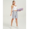image:imageStelle Womens 710 Cotton Bermuda Shorts Knee Length Comfy Lounge Athletic Sweat Shorts with Deep Pockets10 Lightgrey