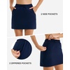 image:imageStelle Womens Golf Skort Skirts 16 Hiking Skort for Tennis Outdoors Quick Drying Athletic Workout Skort with PocketsNavy