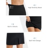 image:imageStelle Womens Golf Tennis Skorts 18 Stretchy Workout Hiking Skirt with Inner PocketBlack