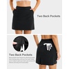 image:imageStelle Womens Golf Tennis Skorts 18 Stretchy Workout Hiking Skirt with Inner PocketBlack