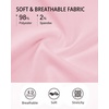 image:imageStelle Womens High Waist Athletic Skorts Flowy Mini Cake Skirt Casual Skorts with Shorts PocketBallet Pink