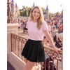 image:imageStelle Womens High Waist Athletic Skorts Flowy Mini Cake Skirt Casual Skorts with Shorts PocketBlack
