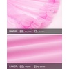 image:imageStelle Womens High Waist Athletic Skorts with Shorts Pockets Ruffle Flowy Mini Cake Skirt Layered Pleated Cute Casual SummerCotton Candy
