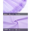 image:imageStelle Womens High Waist Athletic Skorts with Shorts Pockets Ruffle Flowy Mini Cake Skirt Layered Pleated Cute Casual SummerLilac