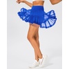 image:imageStelle Womens High Waist Athletic Skorts with Shorts Pockets Ruffle Flowy Mini Cake Skirt Layered Pleated Cute Casual SummerSapphire