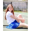 image:imageStelle Womens High Waist Athletic Skorts with Shorts Pockets Ruffle Flowy Mini Cake Skirt Layered Pleated Cute Casual SummerSapphire