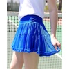 image:imageStelle Womens High Waist Athletic Skorts with Shorts Pockets Ruffle Flowy Mini Cake Skirt Layered Pleated Cute Casual SummerSapphire
