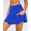 image:imageStelle Womens High Waist Athletic Skorts with Shorts Pockets Ruffle Flowy Mini Cake Skirt Layered Pleated Cute Casual SummerSapphire