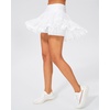 image:imageStelle Womens High Waist Athletic Skorts with Shorts Pockets Ruffle Flowy Mini Cake Skirt Layered Pleated Cute Casual SummerWhite