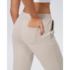 image:imageStelle Womens High Waist Drawstring Jogger Athletic Lounge Sweatpants with PocketsOat Milk