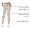 image:imageStelle Womens High Waist Drawstring Jogger Athletic Lounge Sweatpants with PocketsOat Milk