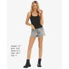 image:imageStelle Womens Sleeveless Tank Tops Scoop Neck Ribbed Racerback Camisole Tops for Workout CasualBlack