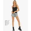 image:imageStelle Womens Sleeveless Tank Tops Scoop Neck Ribbed Racerback Camisole Tops for Workout CasualBlack