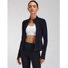 image:imageStelle Womens Zip Up Jackets Lightweight Athletic Running Jacket Workout Slim Fit Yoga Track Clothes with Thumb HolesBlack