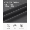image:imageStelle Womens Zip Up Jackets Lightweight Athletic Running Jacket Workout Slim Fit Yoga Track Clothes with Thumb HolesCharcoal