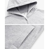 image:imageStelle Zip Up Hoodies for Women Fleece Crop Jackets Long Sleeve Hooded Sweatshirts with Pockets Casual CoatLight Grey