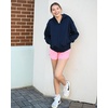 image:imageStelle Zip Up Hoodies for Women Fleece Crop Jackets Long Sleeve Hooded Sweatshirts with Pockets Casual CoatNavy