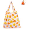 image:imageStelle Lightweight Reusable Grocery Bag with Handles Ripstop Nylon Foldable Tote Shopping Bags for Travel and GroceriesSparkling Peach