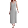 image:imageStelle Women Nightgowns Long Sleeveless Sleepwear Racerback Pajama Dress NightshirtLight Hearher Grey