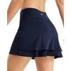 image:imageStelle Women Tennis Skirt Athletic Skort High Waisted Golf Inner Shorts with Pockets Running Sports PickleballNavy