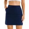 image:imageStelle Womens Golf Tennis Skorts 18 Stretchy Workout Hiking Skirt with Inner PocketNavy