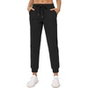 image:imageStelle Womens High Waist Drawstring Jogger Athletic Lounge Sweatpants with PocketsBlack