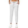 image:imageStelle Womens High Waist Drawstring Jogger Athletic Lounge Sweatpants with PocketsUltra Light Grey