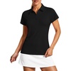 image:imageStelle Womens V Neck Golf Polo Shirts UPF 50 Short Sleeve Tennis Shirt Collared Workout Tops Quick DryBlack