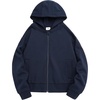 image:imageStelle Zip Up Hoodies for Women Fleece Crop Jackets Long Sleeve Hooded Sweatshirts with Pockets Casual CoatNavy