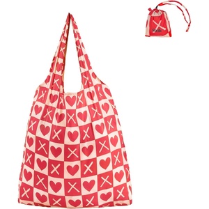 image:imageStelle Lightweight Reusable Grocery Bag with Handles Ripstop Nylon Foldable Tote Shopping Bags for Travel and GroceriesLove Match