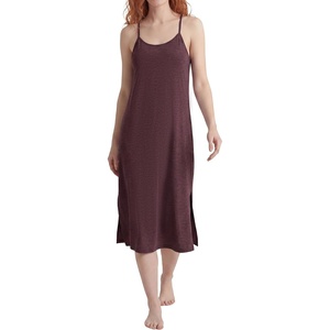 image:imageStelle Nightgowns for Women Racerback Sleeveless Pajama Dress Spaghetti Strap Sleepwear NightshirtHeather Burgundy