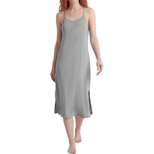 image:imageStelle Nightgowns for Women Racerback Sleeveless Pajama Dress Spaghetti Strap Sleepwear NightshirtLight Hearher Grey