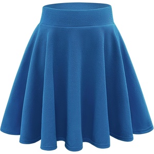 image:imageStelle Womens Casual Skort with Shorts Basic Versatile Stretchy Flared Pleated Skater Mini SkirtsElectric Blue