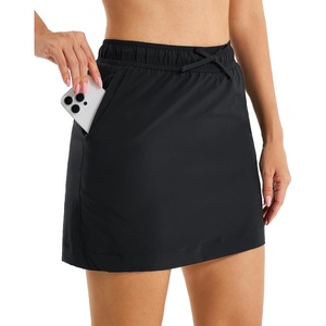 image:imageStelle Womens Golf Skort Skirts 16 Hiking Skort for Tennis Outdoors Quick Drying Athletic Workout Skort with PocketsBlack