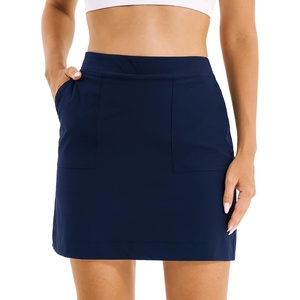 image:imageStelle Womens Golf Tennis Skorts 18 Stretchy Workout Hiking Skirt with Inner PocketNavy