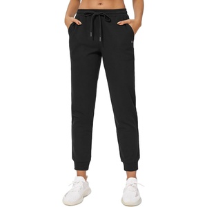 image:imageStelle Womens High Waist Drawstring Jogger Athletic Lounge Sweatpants with PocketsBlack