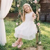 image:imageStelle Dress Shoes for Girls Rhinestone Bow Low Heels for Wedding Party  Flower Girl Sparkling bow detail Cushioned insole Flexible outsole School events Dressup Comfortable fitPink